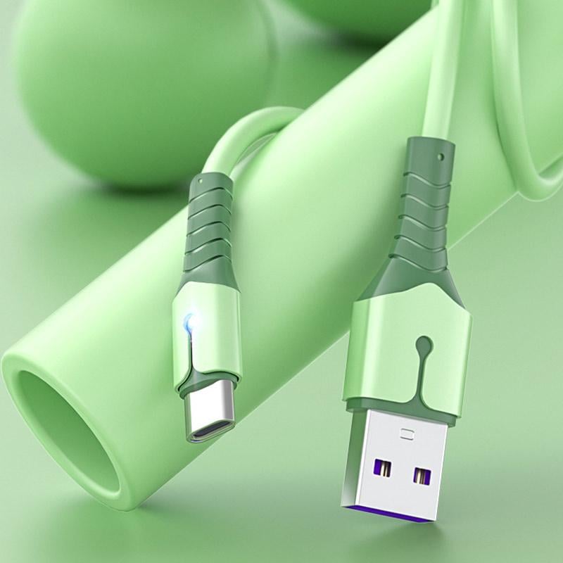 Silikon hurtigladekabel