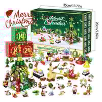 Sakerplus New Advent Calendar Children's Christmas Building Blocks