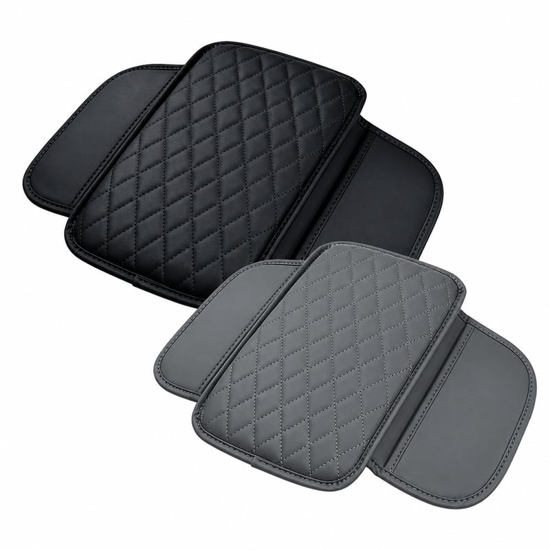 Quilted Black and Gray Console Pads.png
