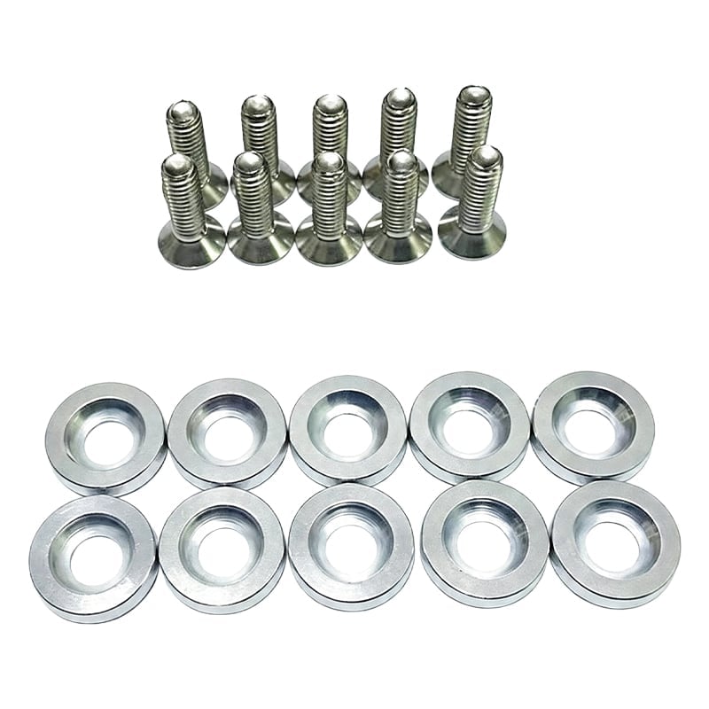 JDM Nickel Plated Bolt Washer Kit