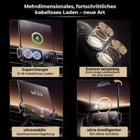 Kabellose Ladestation mit rotierbarer Halterung fürs Auto