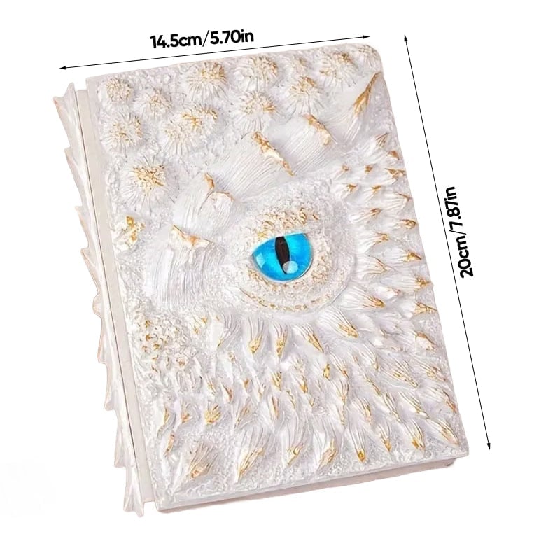 🐉Dragon Eye 3D Embossed Journal - Handmade Resin Engraved Notebook🐉