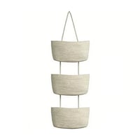 Decorative 3-Tier Hanging Organizer Bag