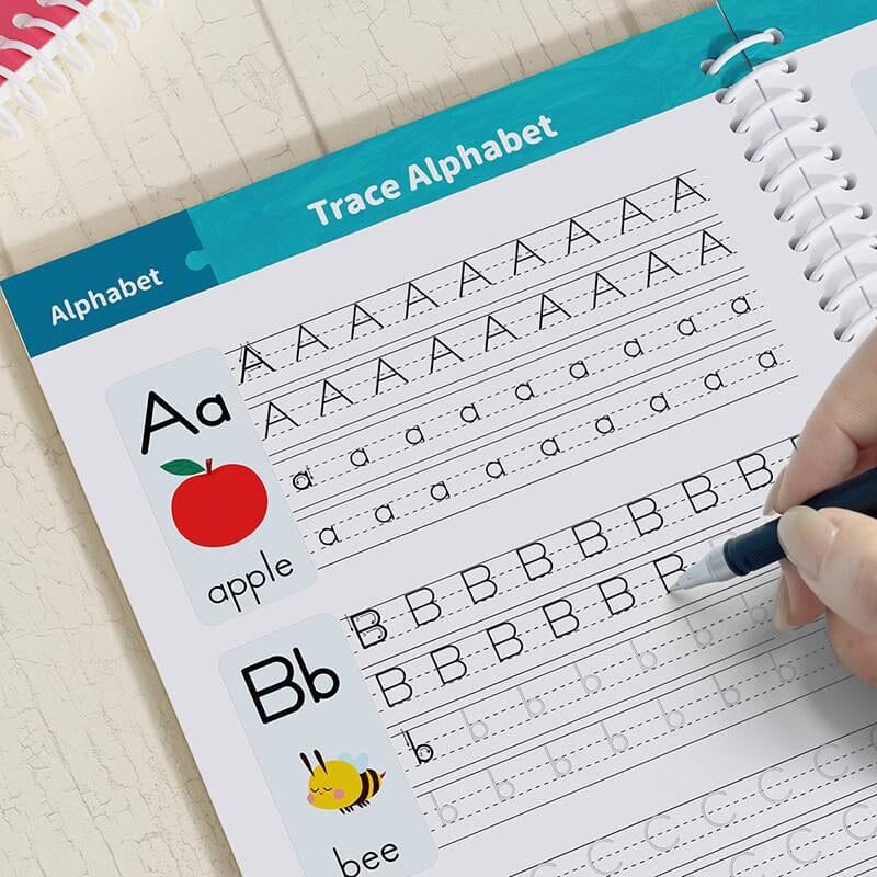 Reusable Grooved Workbooks for kids - 6 Books