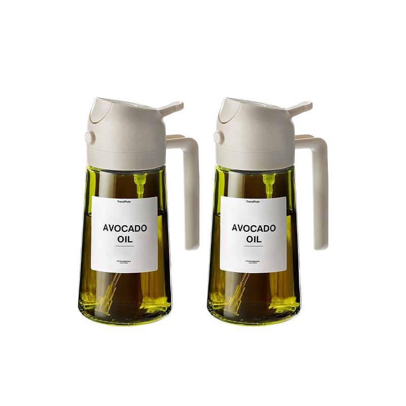 2 in 1 Glass Oil Sprayer & Dispenser