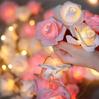 Guirlande lumineuse LED roses