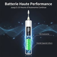 Lime à ongles électrique avec éclairage LED