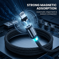 3-in-1 Magnetic Fast Charging Cable