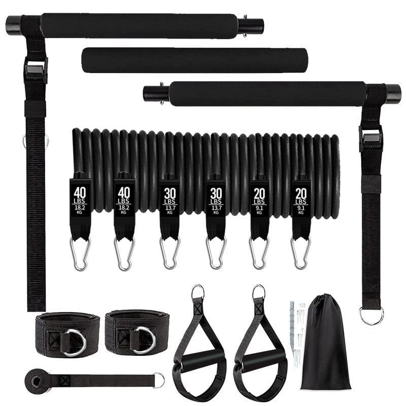 Tragbares Pilates-Widerstandsstangen-Set