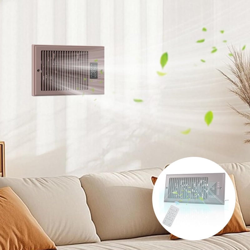 Constant temperature remote control booster fan