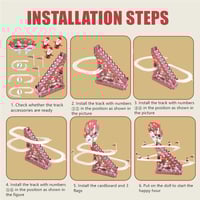 Santa Claus Electric Track Slide Toys