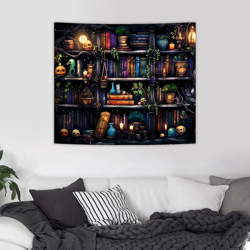 Skelet horror Halloween tapijt