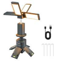 SakerPlus Camping Lantern with Four Led Lamps