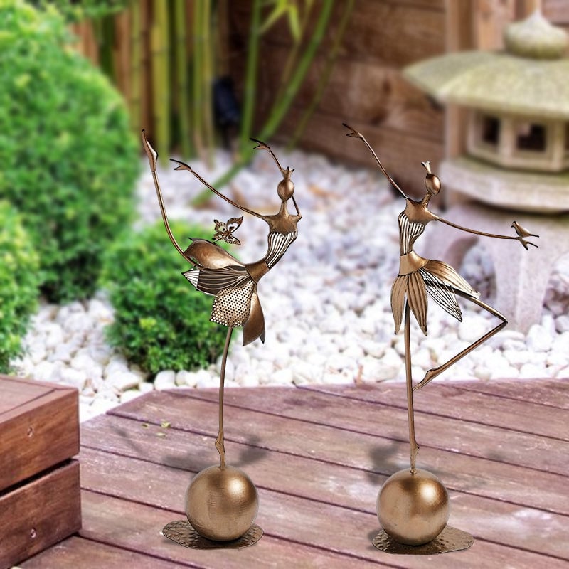 Dancing Garden Girl Outdoor Statues