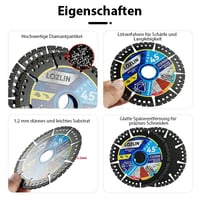 Diamant-Multifunktions-Sägeblätter