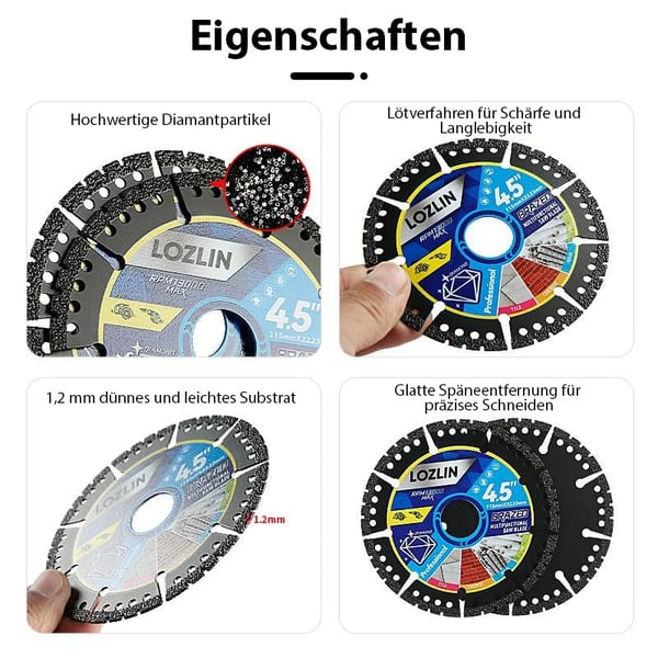Diamant-Multifunktions-Sägeblätter