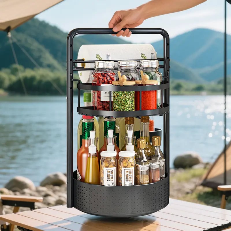 Sakerplus® Rotating Spice Rack Organizer Countertop
