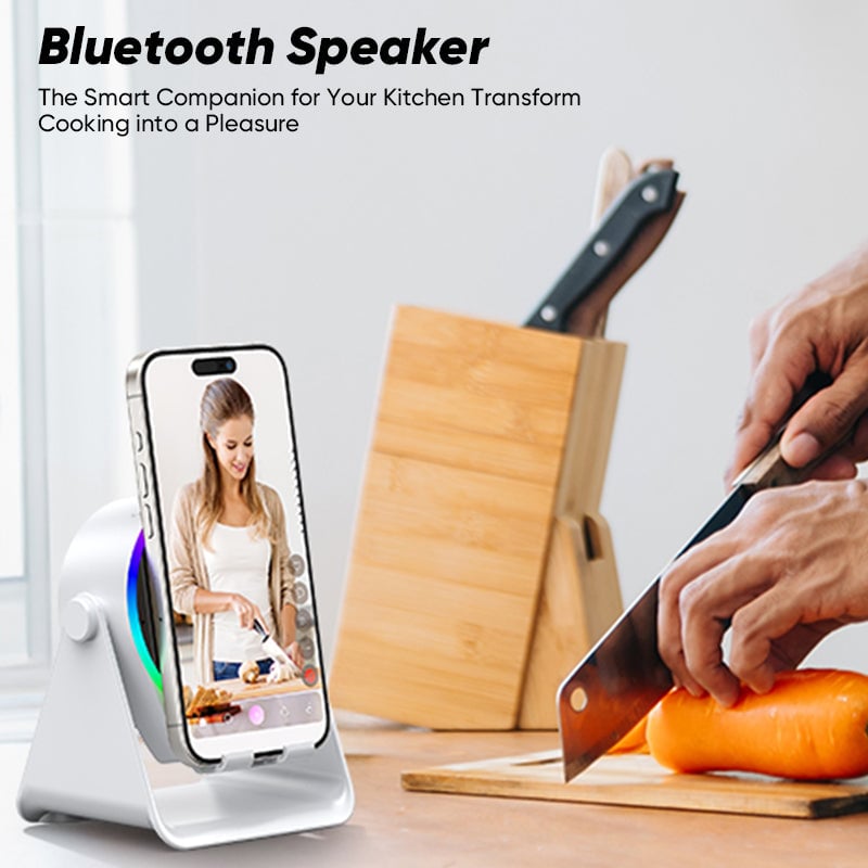 4-In-1 360° Rotating Bluetooth Speaker Stand