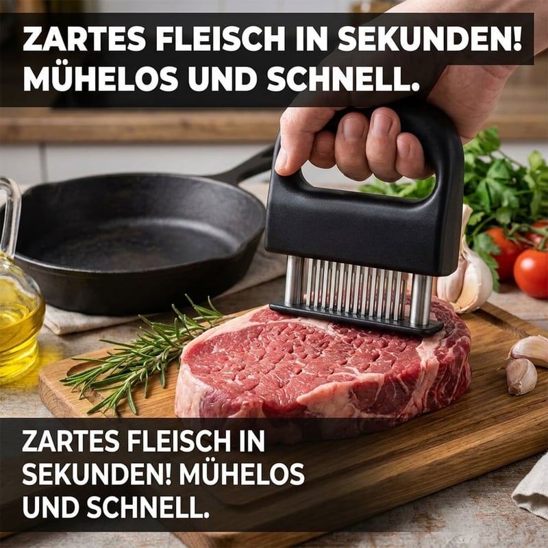Professioneller Fleischzartmacher mit Federung