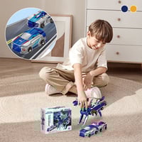 2-in-1 Magnetic Cars That Transform into Flying Dragon and Unicorn