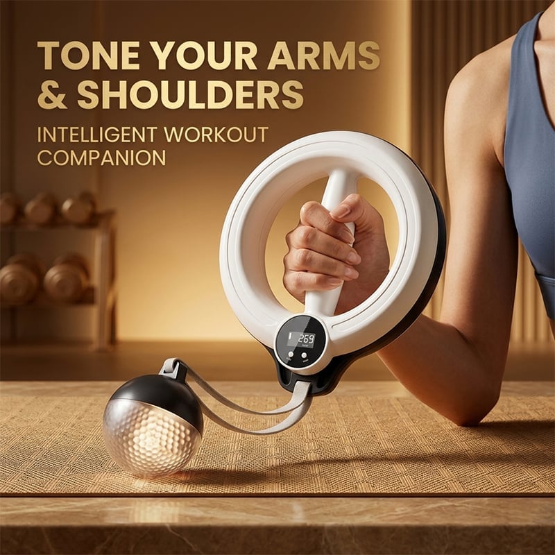 360° Smart LED Arm Hula Hoop Fitness Exerciser