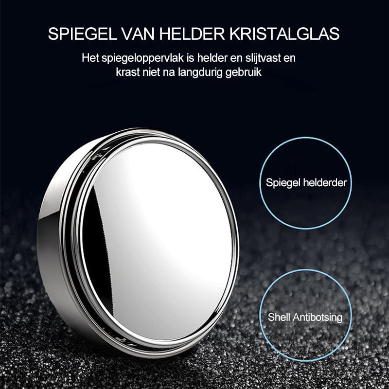 Omkeerbare extra dodehoekspiegels