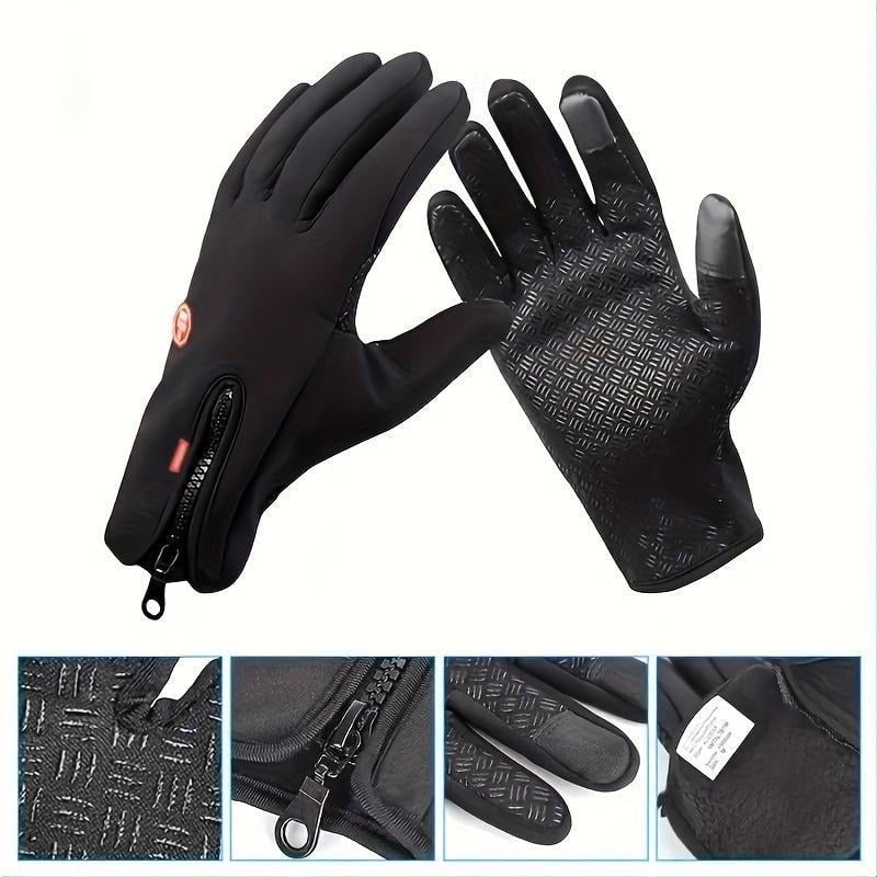 Touchscreen and Windproof Full-Finger Gloves
