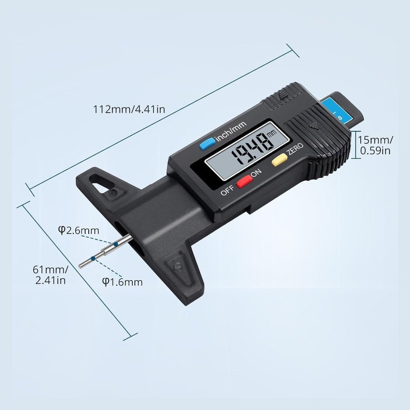 Digital Tire Tread Depth Gauge