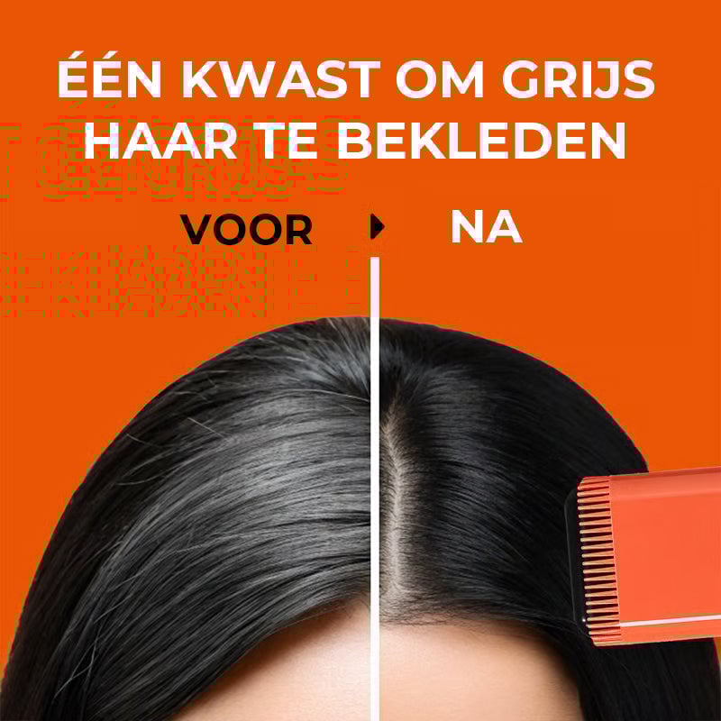 Haarverf met kam