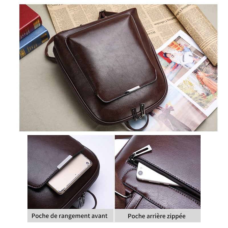 Ciaovie™ Vintage Sac à Dos en Cuir à Mode