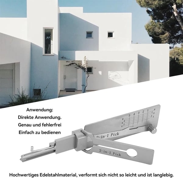 Präzises 2-in-1-Schlüsseldecodierungswerkzeug