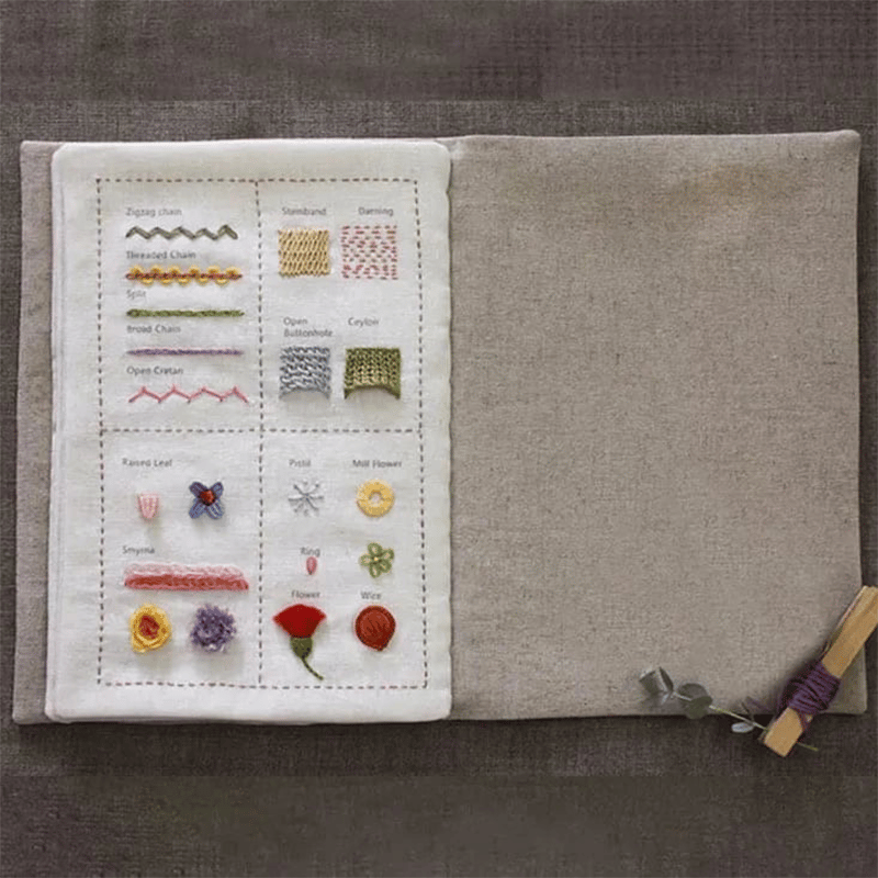 Sakerplus All-Scenario Embroidery Stitch Book Kit