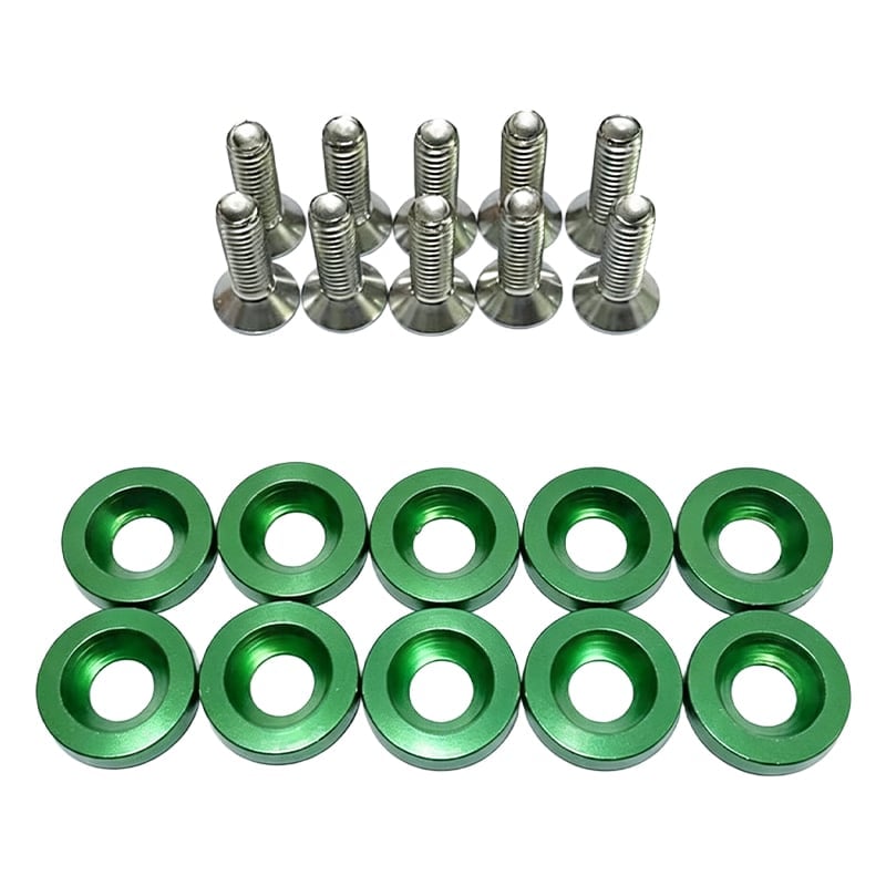 JDM Nickel Plated Bolt Washer Kit