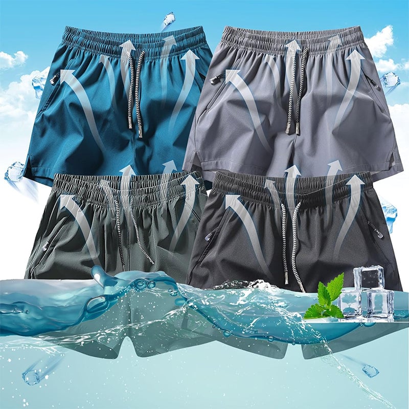 Männer Eis-Seiden-Schnell-Trocknende Freizeit-Shorts