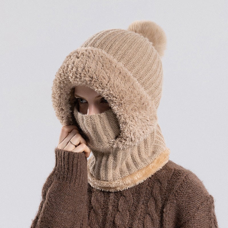 Damen-Strickmütze für Herbst und Winter