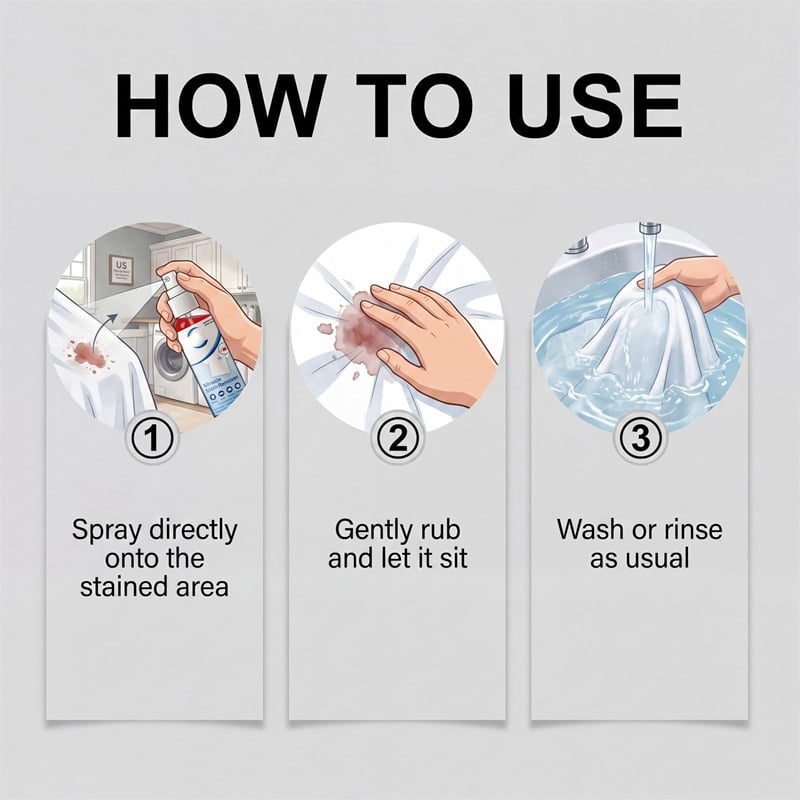 How to Use Stain Remover