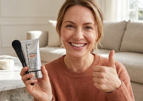 Customer using Instant Firming Cream