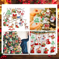 Sakerplus® 12 Pcs Diamond Art Christmas Ornaments