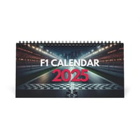 F1 2025 Desktop Calendar