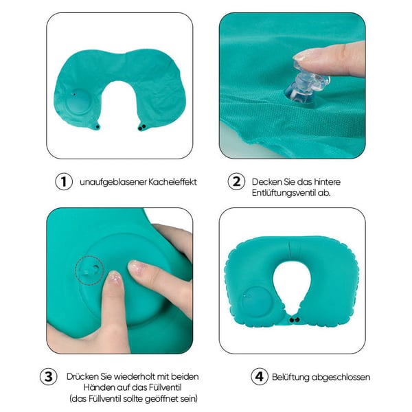 U-förmiges Kissen aus Milchseide