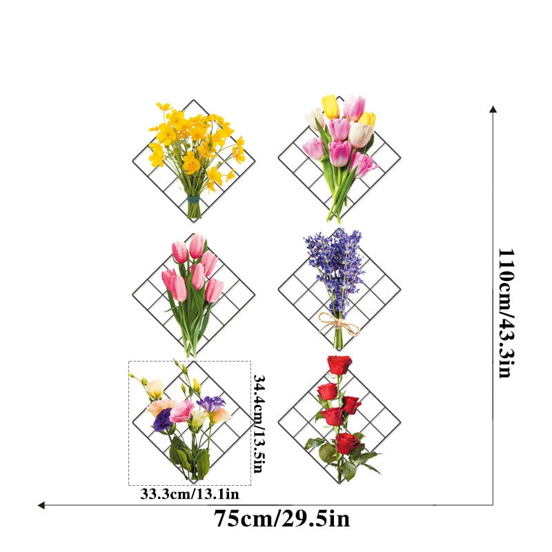 Autocollant Mural 3D Plante Verte