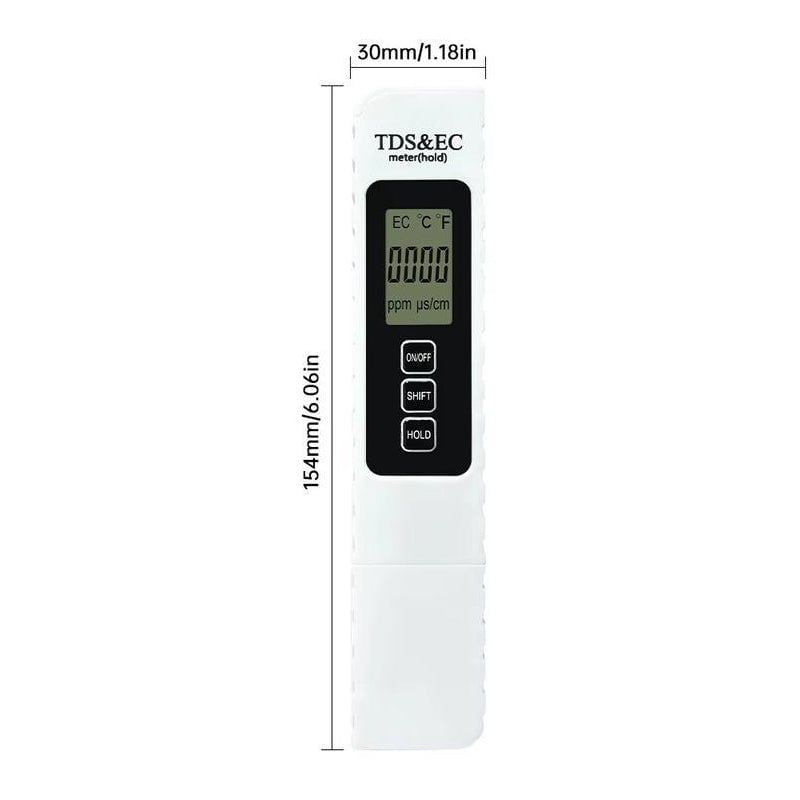 New 4 in 1 TDS Meter - TDS EC & Temperature