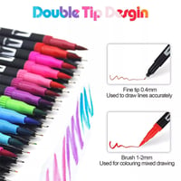 Double-ended Watercolor Outliner