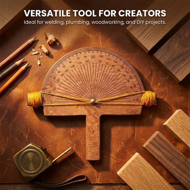 Handcrafted Wooden Precision Angle Finder