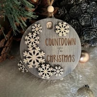 3D Kerstman aftellen naar kerstornament