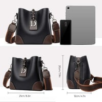 Nischen-Umhängetasche aus PU-Leder für Damen👜
