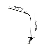 Clip-on desk lamp
