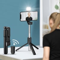6 i 1 trådlös bluetooth selfiepinne