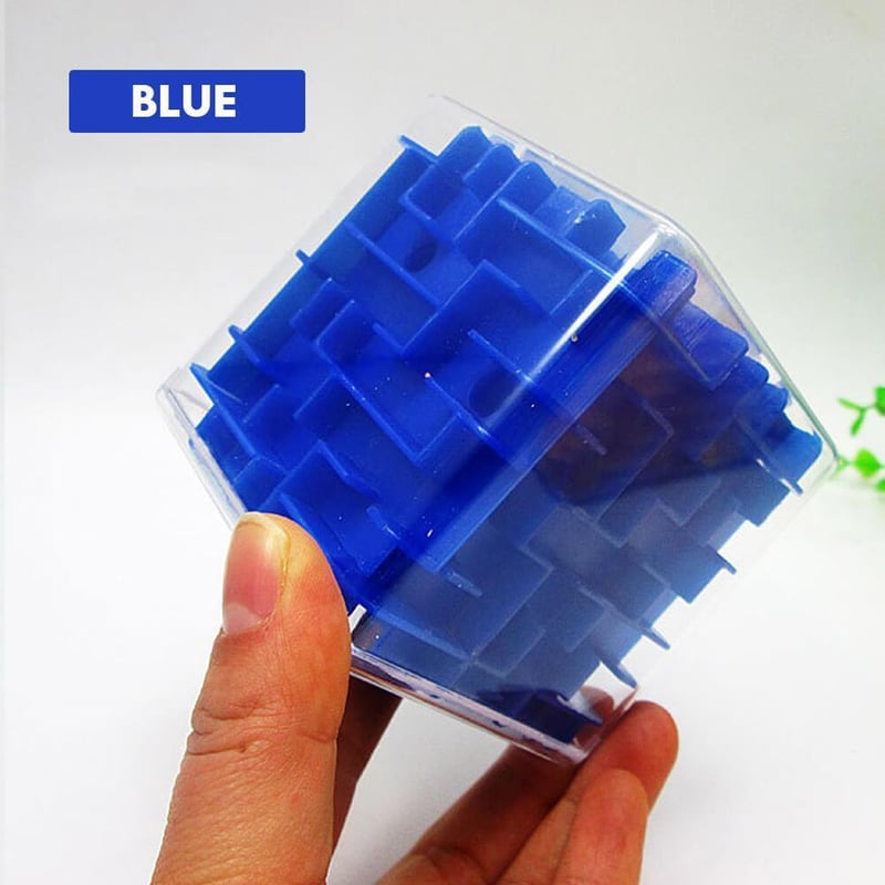 3D Cube Puzzle Maze Toy (Random Color)