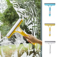 Window Squeegee with Spray